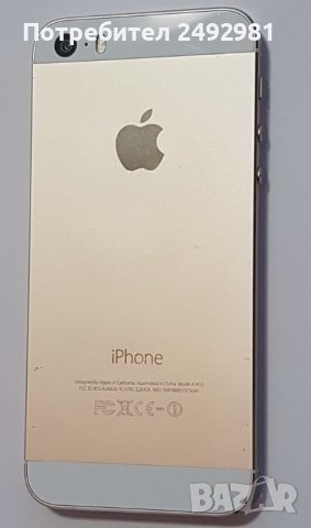 Iphone 5S като нов без Icloud, снимка 1 - Apple iPhone - 39462292