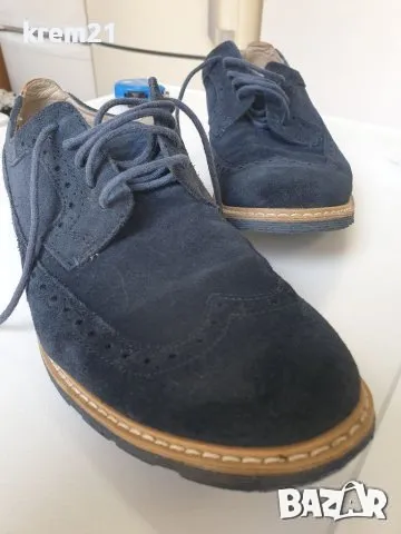 Clarks Gambeson Navy Suede мъжки обувки номер 41.5, снимка 1