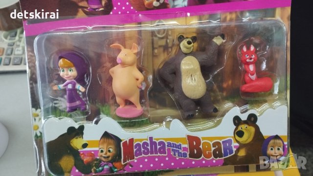 Фигурки за торта Маша и Мечока - 4ка