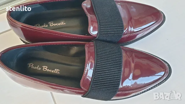 Елегантни лачени обувки бордо. Размер 35, снимка 9 - Дамски елегантни обувки - 47736237