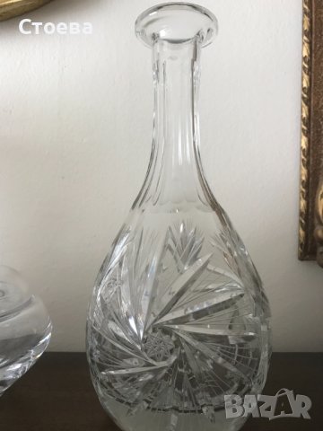  луксозна кристална гарафа , снимка 4 - Антикварни и старинни предмети - 43309792
