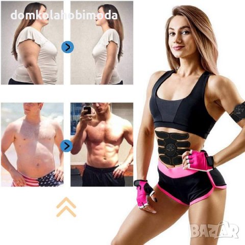 ЕЛЕКТРОСТИМУЛАТОР ЗА МУСКУЛИ ,комплект две плочки ,6 режима 10 степени,