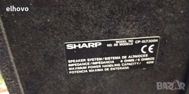 Аудио система SHARP XL-T300, снимка 10 - Аудиосистеми - 43709895