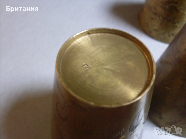 Бронзови чаши- 4бр. комплект., снимка 8 - Антикварни и старинни предмети - 52920300