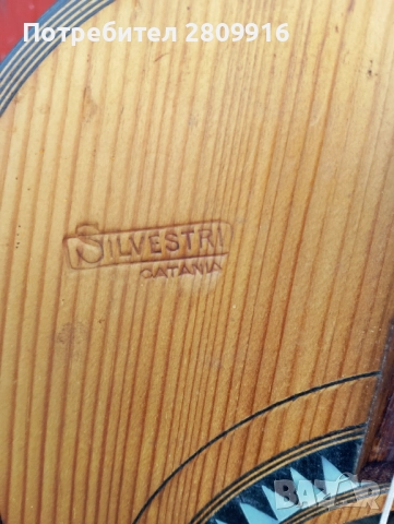 Стара сицилианска китара ермелинда силвестри , снимка 8 - Антикварни и старинни предмети - 52582553