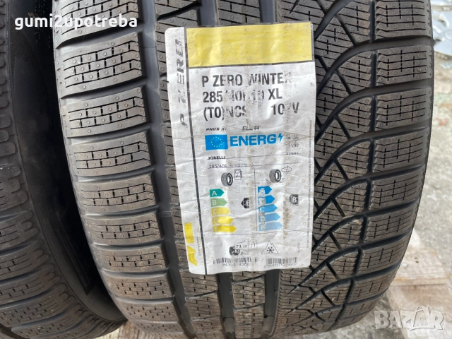 285/40/19 Pirelli PZero Winter TO Elect PNCS Dot 2022 TESLA S Чисто нови, снимка 2 - Гуми и джанти - 51333751