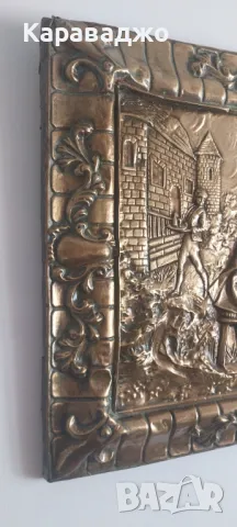 Бронзова Декорация/Картина, снимка 6 - Картини - 50329893