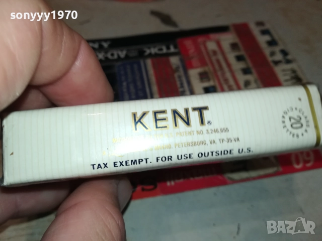KENT MADE IN USA-РЕТРО АНТИКА РЕЛИКВА ОТ СОЦА 1911250824, снимка 9 - Колекции - 52461810