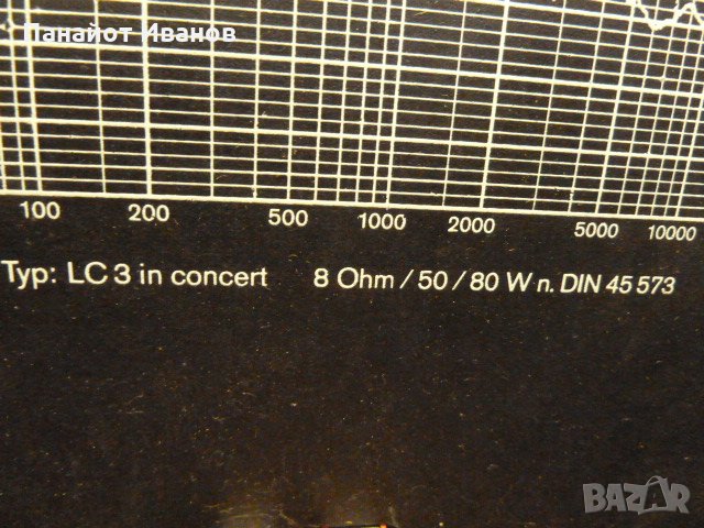 Тонколони BRAUN LC 3 in concert, снимка 6 - Тонколони - 28495421