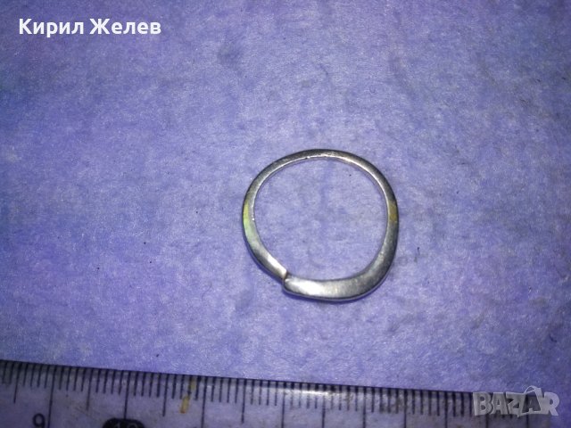 Стар СРЕБЪРЕН ПРЪСТЕН ВИСОКА ПРОБА СРЕБРО с ГНЕЗДО За МОНТИРАНЕ на СКЪПОЦЕНЕН КАМЪК 40920, снимка 9 - Антикварни и старинни предмети - 43318034
