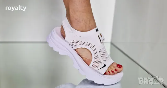 Nike бели дамски сандали , снимка 5 - Сандали - 50394240