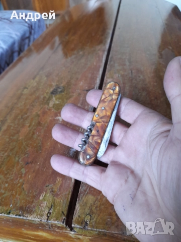 Стар джобен нож,ножче,ножка #136, снимка 2 - Други ценни предмети - 51850395