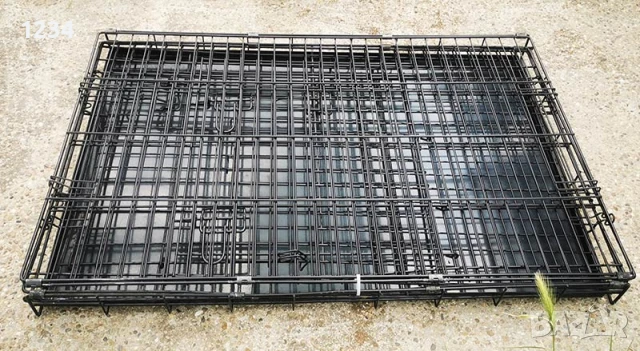 транспортна клетка метална сгъваема 91x62x67см за куче, стационар, снимка 5 - За кучета - 50792363