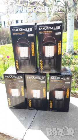 Къмпинг фенер Maximus LED фенер »20W LED 660 лумена с димер , чисто нов , черен цвят, снимка 7 - Къмпинг осветление - 32120310