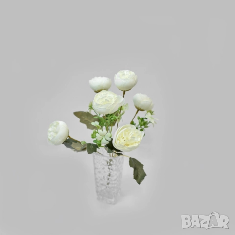 Изкуствени аранжировки с божури, снимка 2 - Други стоки за дома - 52137670