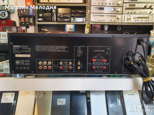 Усилвател / Natural Sound Digital Sound Field Processor / Amplifier YAMAHA DSP-E580 В отлично технич, снимка 10 - Ресийвъри, усилватели, смесителни пултове - 40020550