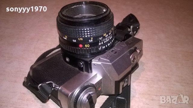 MINOLTA+MINOLTA-JAPAN-АПАРАТ И ОБЕКТИВ-ВНОС шВЕЦИЯ, снимка 8 - Фотоапарати - 26964693