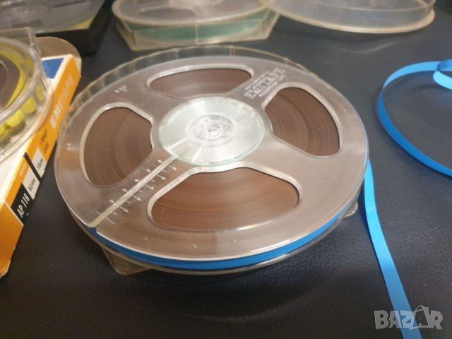 15см магнетофонна ролка Emitape С лента и пластмасова кутия. По 20лв./бр., снимка 3 - Декове - 39725303