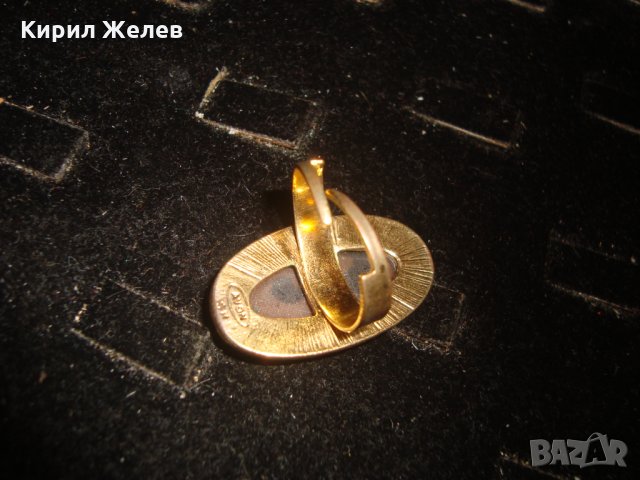 AVON ПОЗЛАТЕН МАРКОВ МОДЕН ПРЪСТЕН ЕЙВЪН ЛЕОПАРДОВА ОКРАСКА 21089, снимка 3 - Пръстени - 32689288