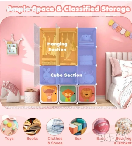 Детски органайзер / гардероб, снимка 6 - Гардероби - 53507189