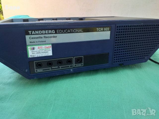 TANDBERG TCR-922 Educational Касетофон/Дек, снимка 11 - Радиокасетофони, транзистори - 33551911