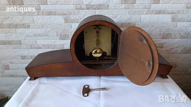 Стар каминен часовник - Emes - Germany - Антика - 1960", снимка 9 - Антикварни и старинни предмети - 48782430