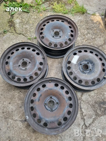 Опел железни джанти 16 4х100, снимка 2 - Гуми и джанти - 50611841