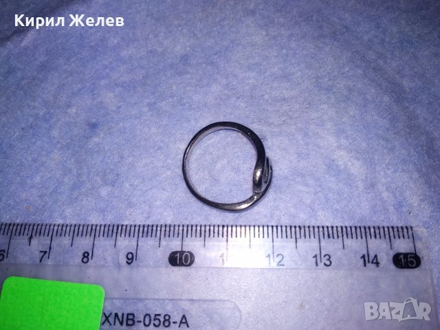 СТОМАНЕН МОДЕН АРТ ПРЪСТЕН СТИЛЕН ДИЗАЙН НЕРЪЖДАЕМ 34367, снимка 4 - Пръстени - 39747673