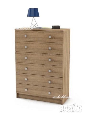 Скрин 70см. с 6 чекмеджета(код-6649), снимка 2 - Скринове - 40852222