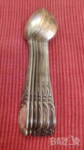 Посребрени лъжички 6 бр, Ebel 120, Solingen. , снимка 7 - Прибори за хранене, готвене и сервиране - 40636845
