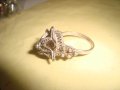 СТАРИНЕН СРЕБЪРЕН ПРЪСТЕН ФИЛИГРАН СРЕБРО 900 РЪЧНА ЮВЕЛИРНА МАЙСТОРСКА ФИНА ИЗРАБОТКА УНИКАТ 57501, снимка 13