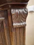 Винтидж ъглов шкаф с богата дърворезба , снимка 6