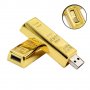 USB 2.0 флаш памет 64GB-златно кюлче-флашка-USB Flash Drive , снимка 2