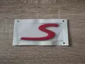 червена емблема Porsche S голям размер, снимка 4