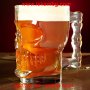 Стъклена халба за бира Череп - код 2227, снимка 4