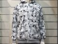 Нов мъжки камуфлажен суичър с цип и качулка, снимка 6