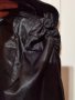 Черен дамски лъскав шлифер, снимка 6