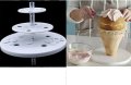 антигравитационна поставка стойка за торта на етажи 3D декориране, снимка 1 - Форми - 44118738