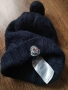 moncler pom pom blue beanie - страхотна дамска шапка , снимка 5