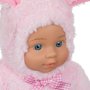 Кукла Бебе Облечена като Зайче Розово 34см, снимка 3