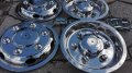 Хромирани тасове за бусове 16 цола двойни гуми Iveco Sprinter Ford, снимка 1 - Аксесоари и консумативи - 27269060