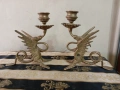 Комплект винтидж свещници, снимка 1