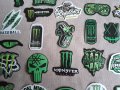 Гланцирани самозалепващи стикери Монстър Енерджи Monster energi  Фокс FOX  Raptor Динозавър за колел, снимка 5