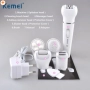 Епилатор Kemei 5 в 1, Бръснене, Масаж, Почистване и Ексфолиране, снимка 1