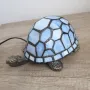 Настолна лампа - костенурка изработена в стил Tiffany, снимка 7