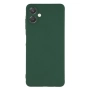 Силиконов кейс iPaky матиран, За Samsung Galaxy A07, Тъмнозелен и Протектор, снимка 1