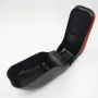 Универсален сгъваем/плъзгащ се подлакътник - Черен/Червен с еко кожа., снимка 4