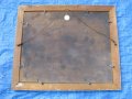 Стара картина пейзаж в рамка, снимка 6