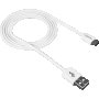 Зареждащ кабел CANYON UM-1, Micro USB cable, 1M, Бял SS30231