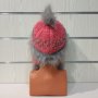 Нова зимна пухкава шапка с помпон тип ушанка, снимка 10